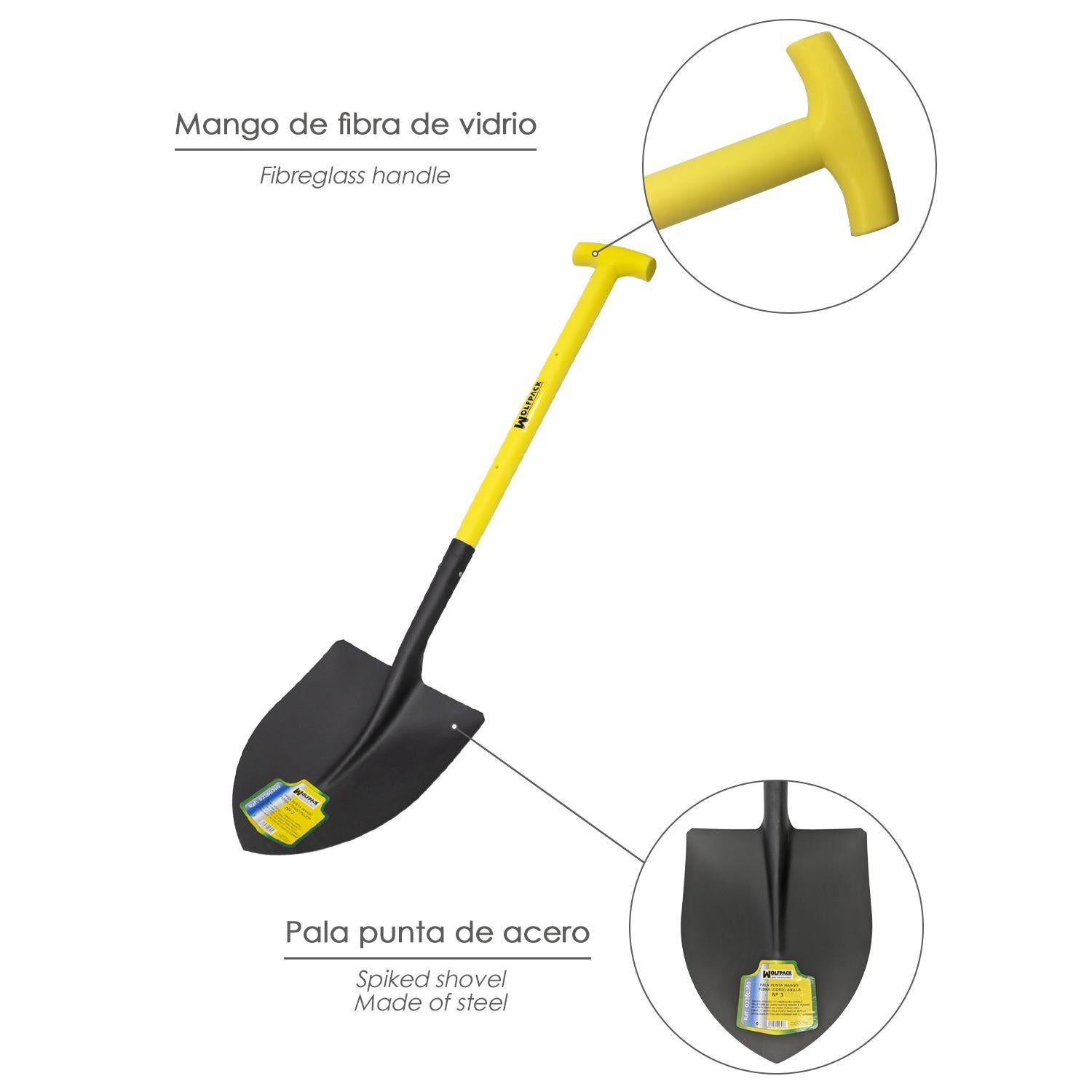 Pala Mango Fibra Vidrio Punta Mango Muleta Nº 3_2