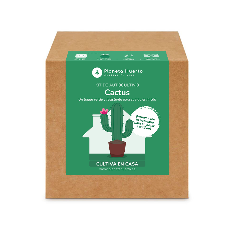 Kit de autocultivo Cactus Planeta Huerto