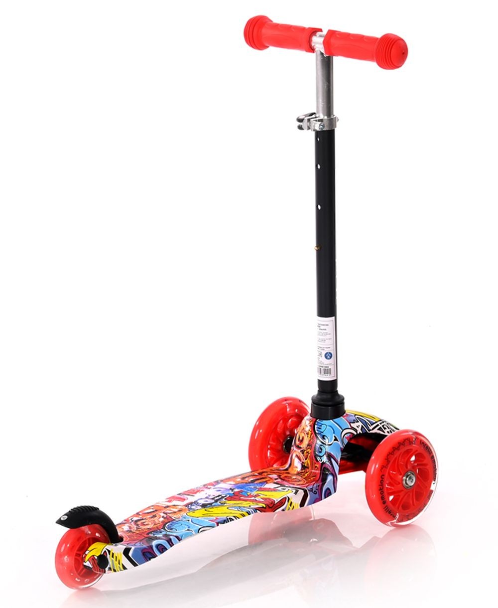 Patinete Infantil Con Luces En Las Ruedas Mini Graffiti_1