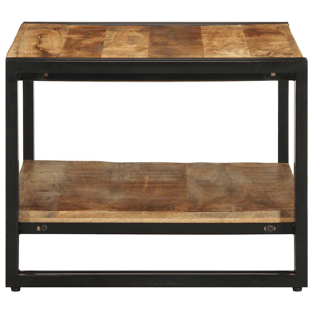 Mesa De Centro 70x50x38 Cm Madera Maciza De Mango_3
