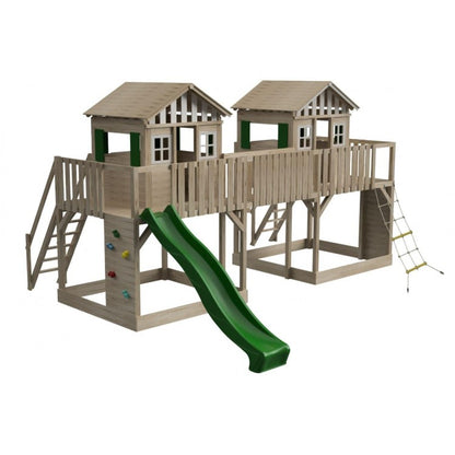 Parque Infantil Masgames Superpop Xl Tobogan + Red De Escalada._0