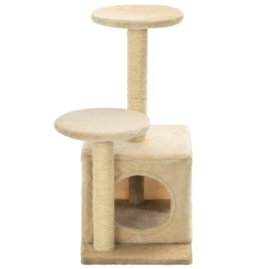 Vidaxl Rascador Para Gatos Con Poste De Sisal 60 Cm Beige_4