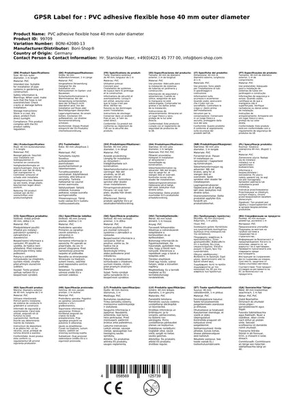 Tubo Pvc 40mm, Manguera Flexible, Tubo Pegamento Pvc_3