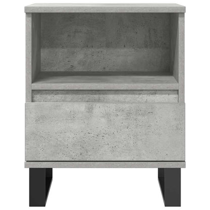 Mesitas Noche 2 Uds Madera Ingeniería Gris Hormigón 40x35x50 Cm_3