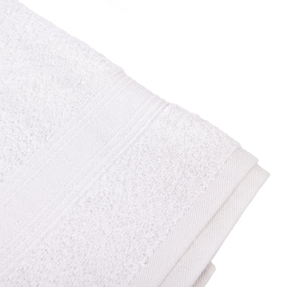 Toalla De Lavabo 100% Algodón Blanco 50x90 Cm._4