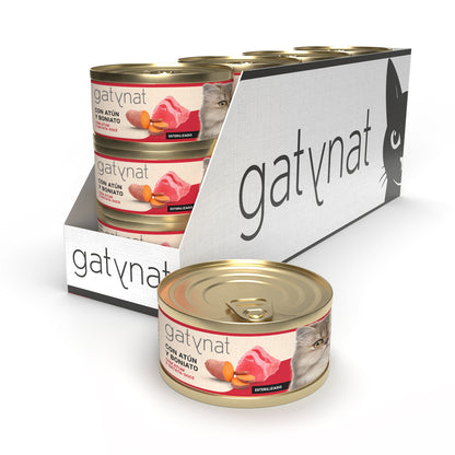 Gatynat Atún Y Boniato Pack 12 Uds X 85 Gr_0