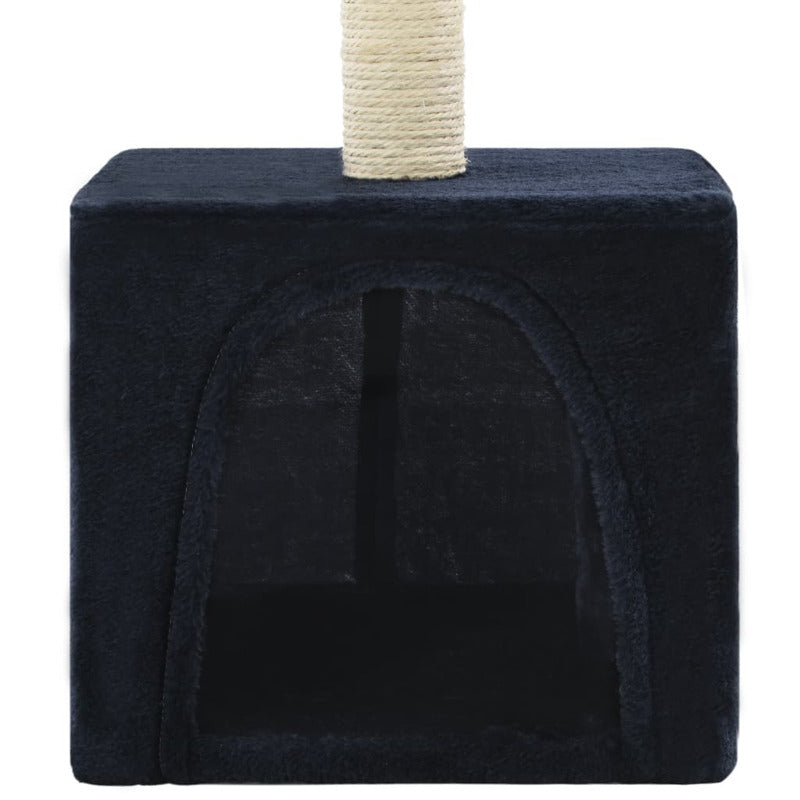 Vidaxl Rascador Para Gatos Con Poste De Sisal 55 Cm Azul Oscuro_5