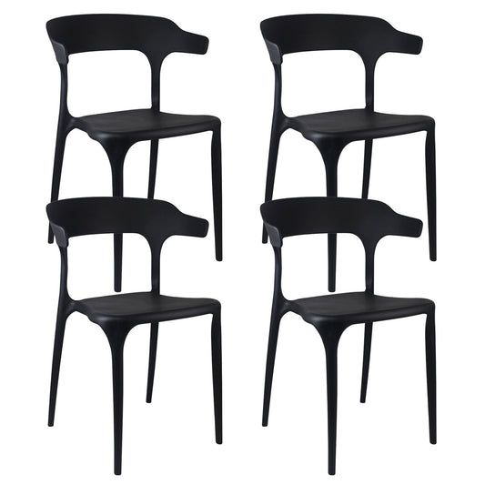 Pack 4 Sillas De Exterior Apilables Madonna 74,3x47x47cm Thinia Home_0