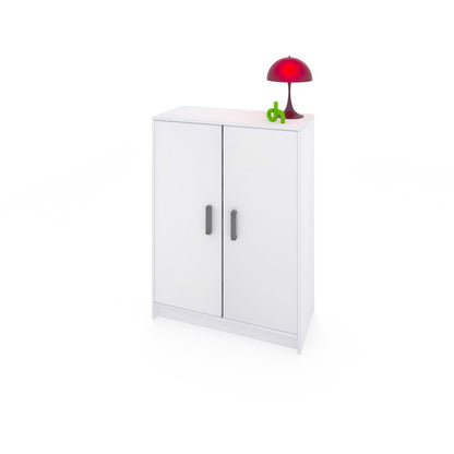 Zapatero Liam 75 Melamina, Blanco, 75 X 101 X 36_0