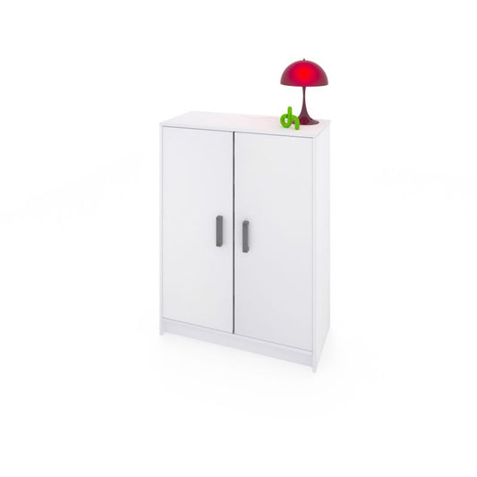 Zapatero Liam 75 Melamina, Blanco, 75 X 101 X 36_0