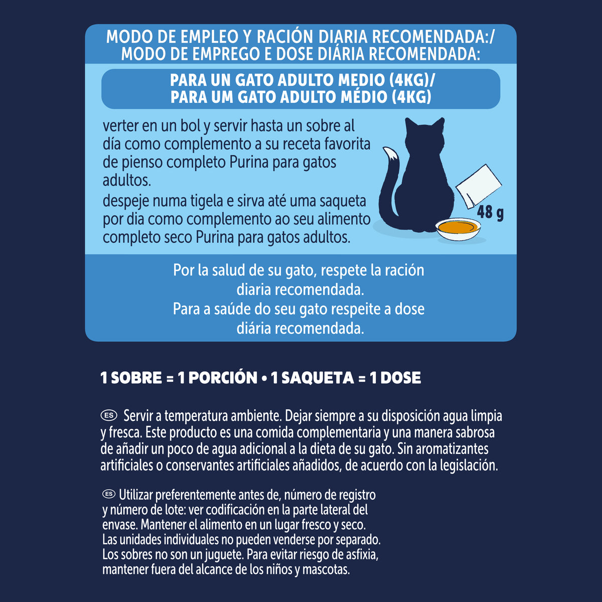 Sopa para gatos con pescado Felix Soup 6 x 48 g