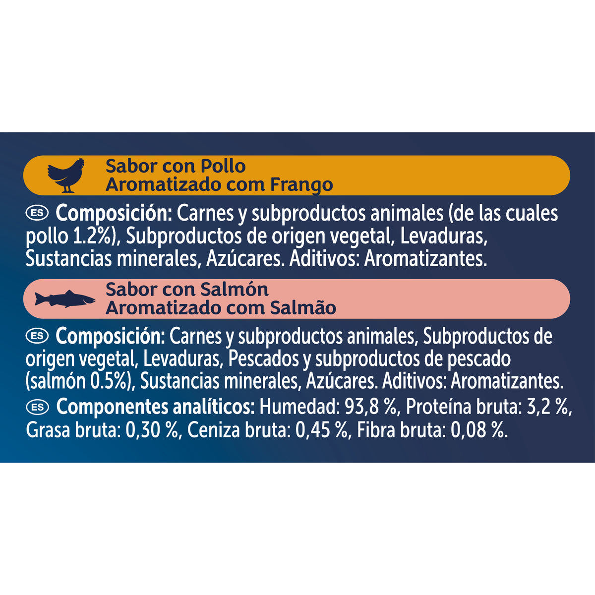 Sopa en salsa para gatos con pollo y salmón Felix 6 x 40 g