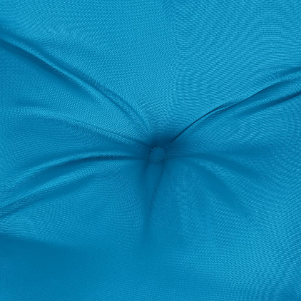 Vidaxl Cojín De Banco De Jardín Tela Oxford Azul 150x50x7 Cm_4
