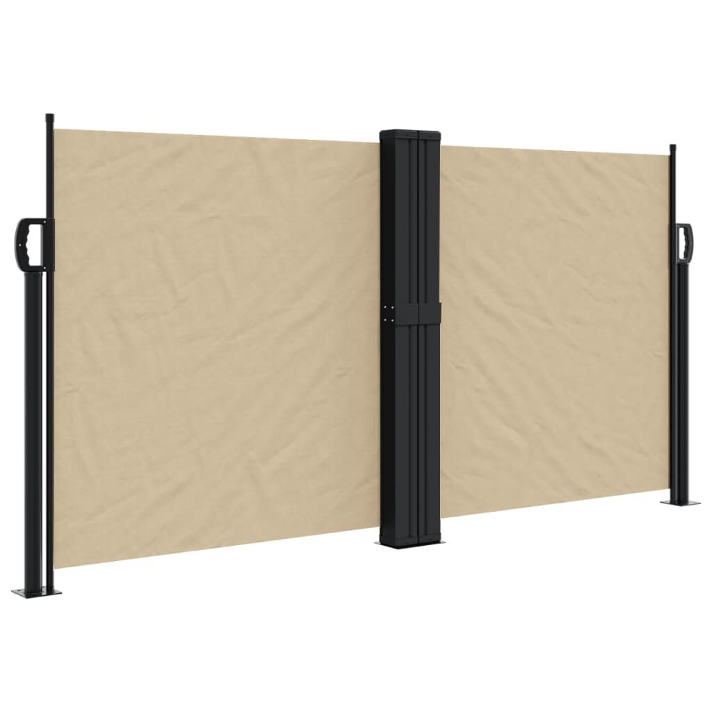 Vidaxl Toldo Lateral Retráctil Beige 120x1200 Cm_0