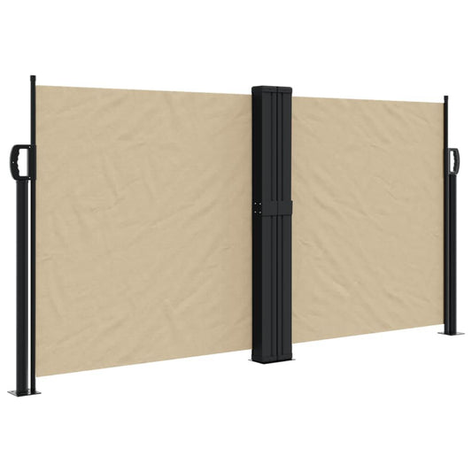 Vidaxl Toldo Lateral Retráctil Beige 120x1000 Cm_0