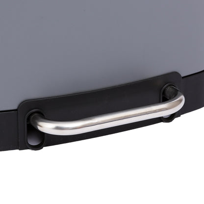 Papelera / Cubo De Basura / Contenedor De Residuos Con Pedal Antracita 30l Ariane