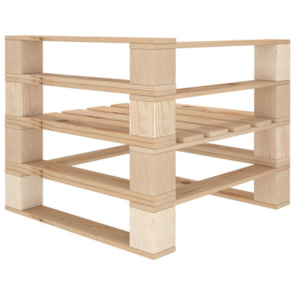 Vidaxl Juego De Muebles De Palés Para Jardín 6 Piezas De Madera_4