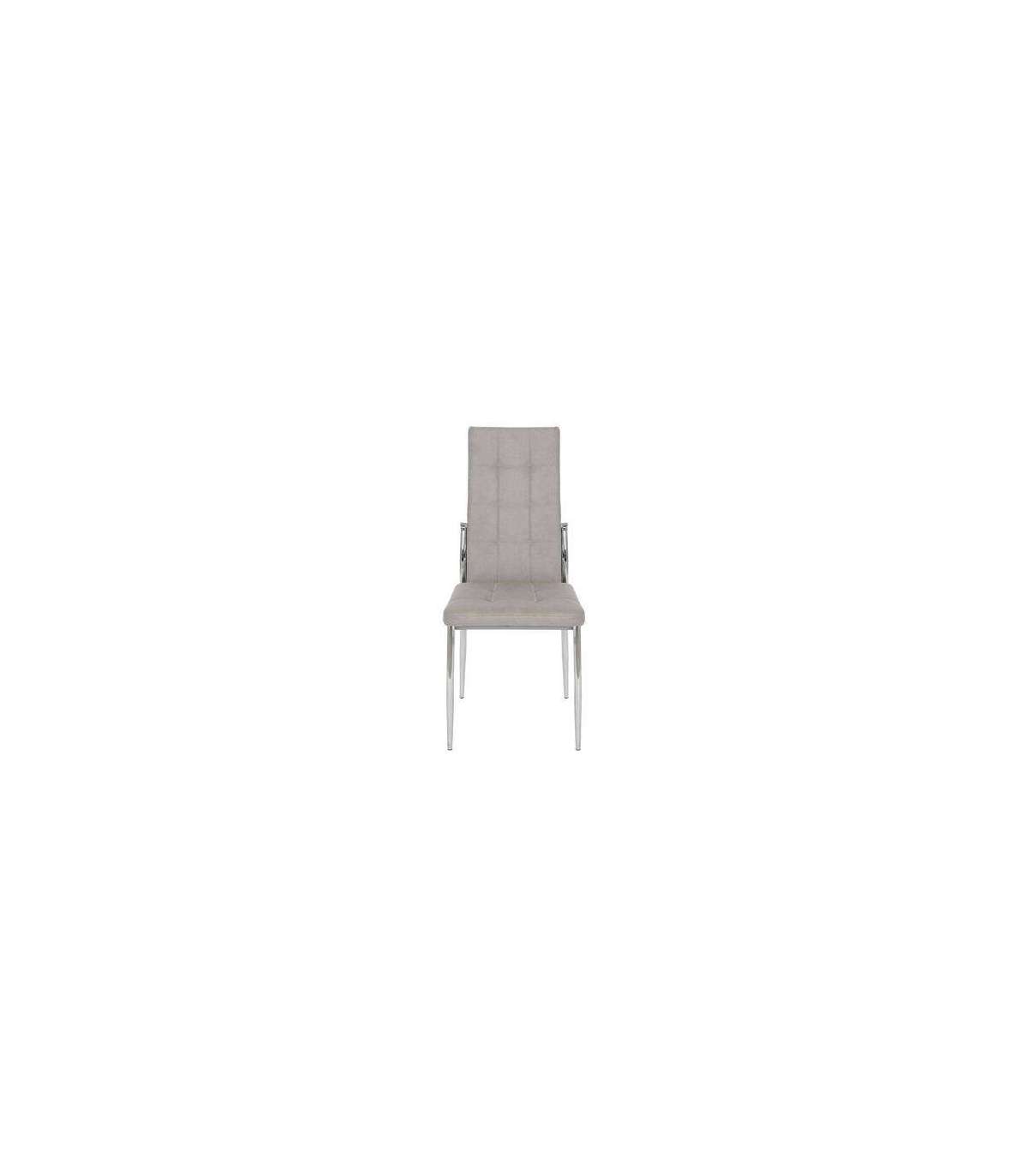 Pack De 6 Sillas Segovia Capitoné En Color Piedra, 98 Cm (alto) 42 Cm (ancho) 49 Cm (fond_0