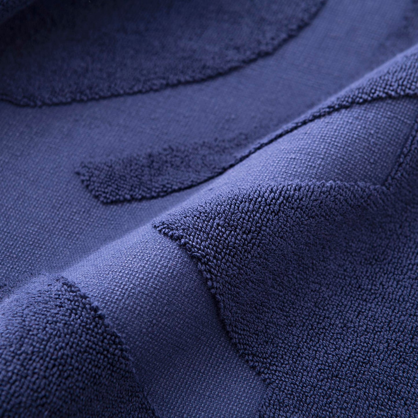 Alfombra De Baño 50x80cm 1000gsm 100% Algodon C/ Logo Bordado Azul Marino Core Benetton_3