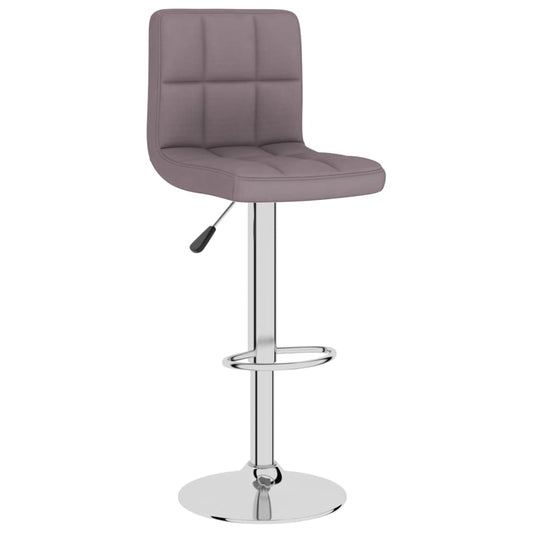 Taburete De Cocina Tela Gris Topo_0