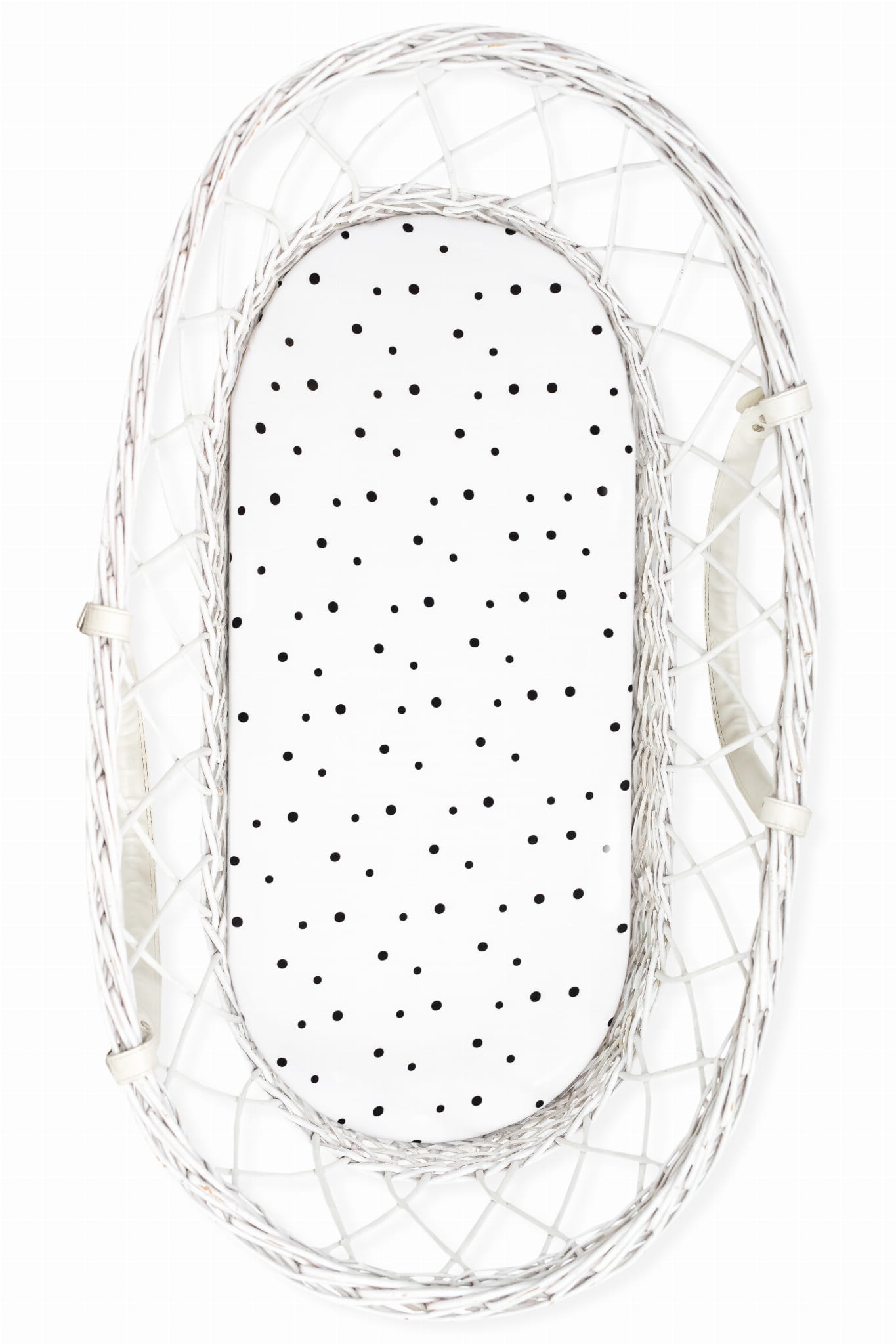 Pack 2 Bajera Capazo Algodón Black Dots-bloom