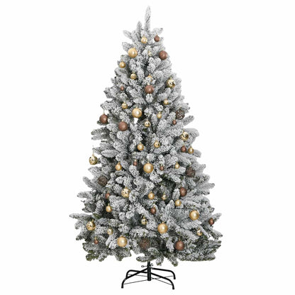 Vidaxl Árbol De Navidad Artificial Con Bisagras 300 Led Y Bolas 300 Cm_3