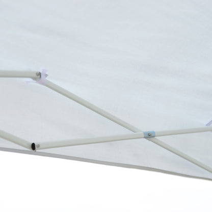Outsunny Carpa 6x3m Plegable Gazebo Jardín Con Cortinas Mosquitera Bolsa_3