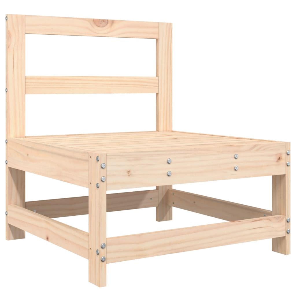 Vidaxl Juego De Muebles De Jardín 7 Piezas Madera Maciza De Pino_3