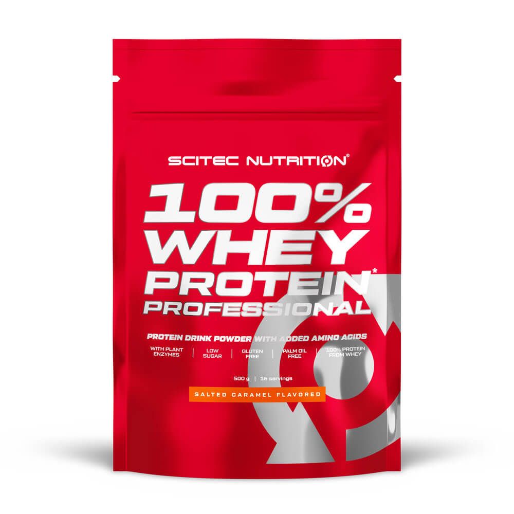 100% Whey Protein Professional - 500g - Caramelo Salado - Proteina De Suero Whey - Scitec Nutrition_0