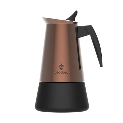 Cecotec Cafetera Italiana Piccolina 900 Red. 450ml, 10 Tazas De Café, Acero Inoxidable, Apta Todas Superficies, Filtro P_1