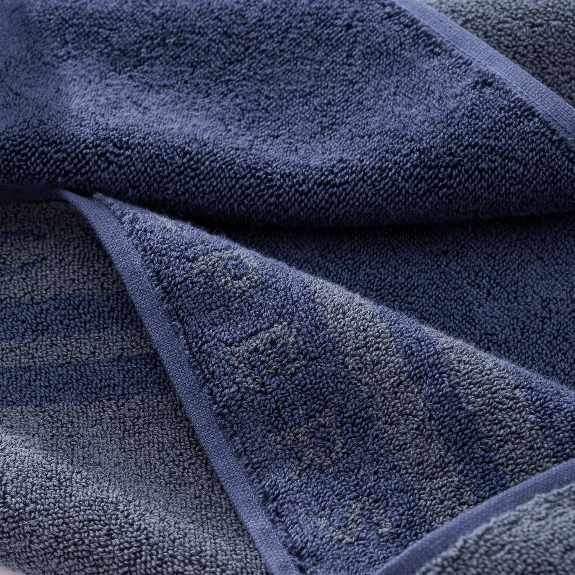 Alfombrilla De Baño 50x80cm En Algodón Azul Navy Con Rayas Scalpers Home_4