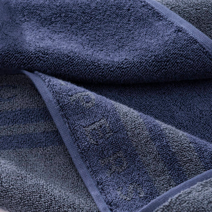 Alfombrilla De Baño 50x80cm En Algodón Azul Navy Con Rayas Scalpers Home_4