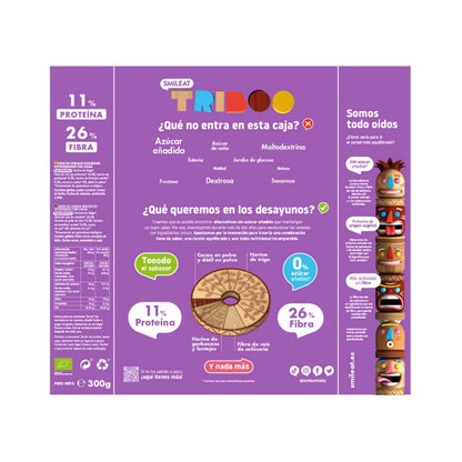 Cereales desayuno sabor chocolate ECO 300g, Triboo