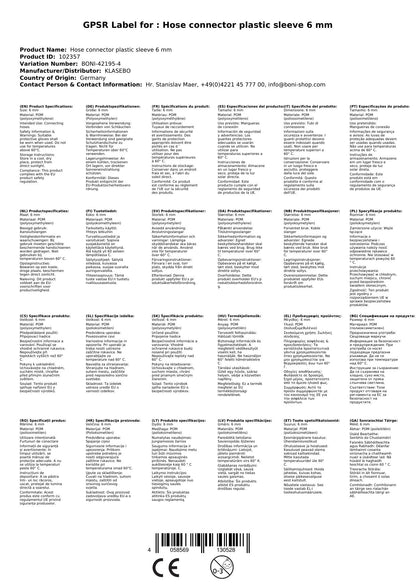Conector Manguera 6mm Plástico - Empalme Riego Jardín_1