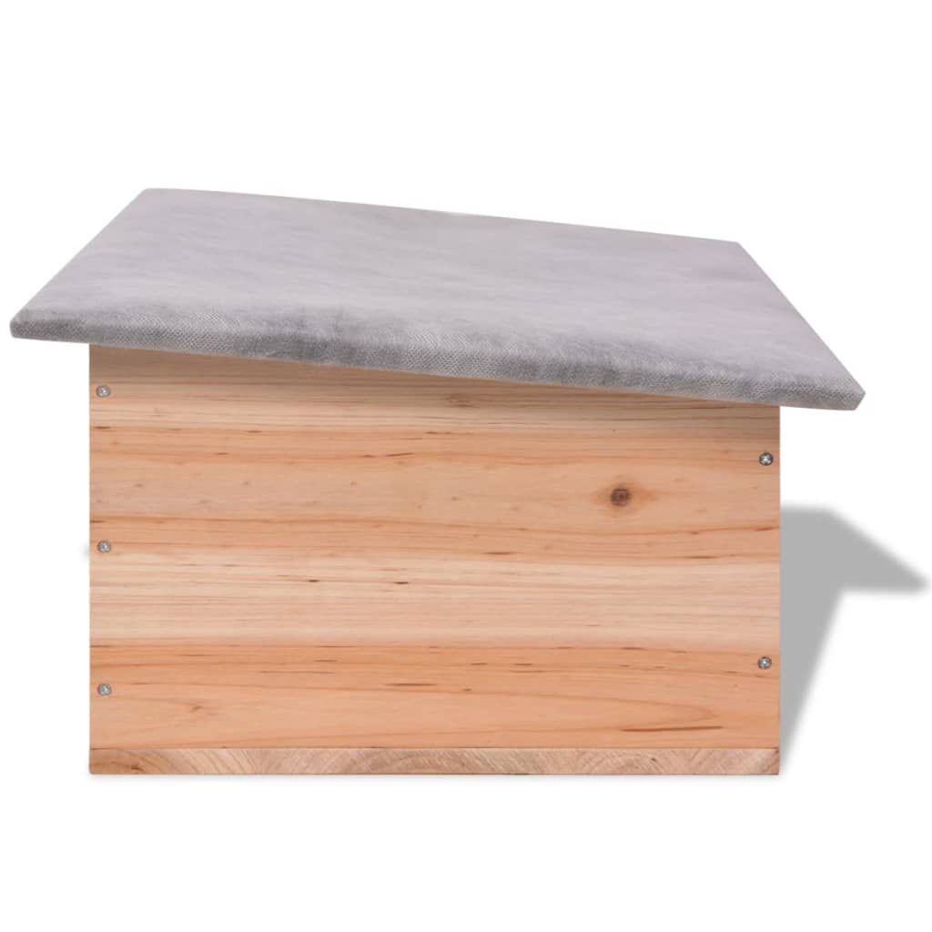 Vidaxl Casa Para Erizos De Madera 45x33x22 Cm_2