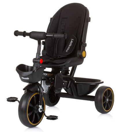 Triciclo Con Capota Y Mango Parental Max Sport Obsidian_4