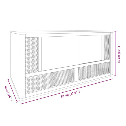 Vidaxl Terrario De Madera Contrachapada 80x40x40 Cm_5