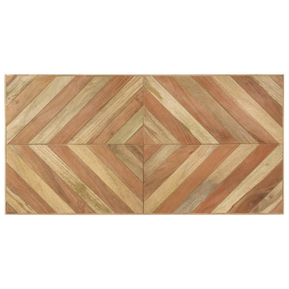 Mesa De Comedor Madera Maciza De Acacia Y Mango 120x60x76 Cm_2