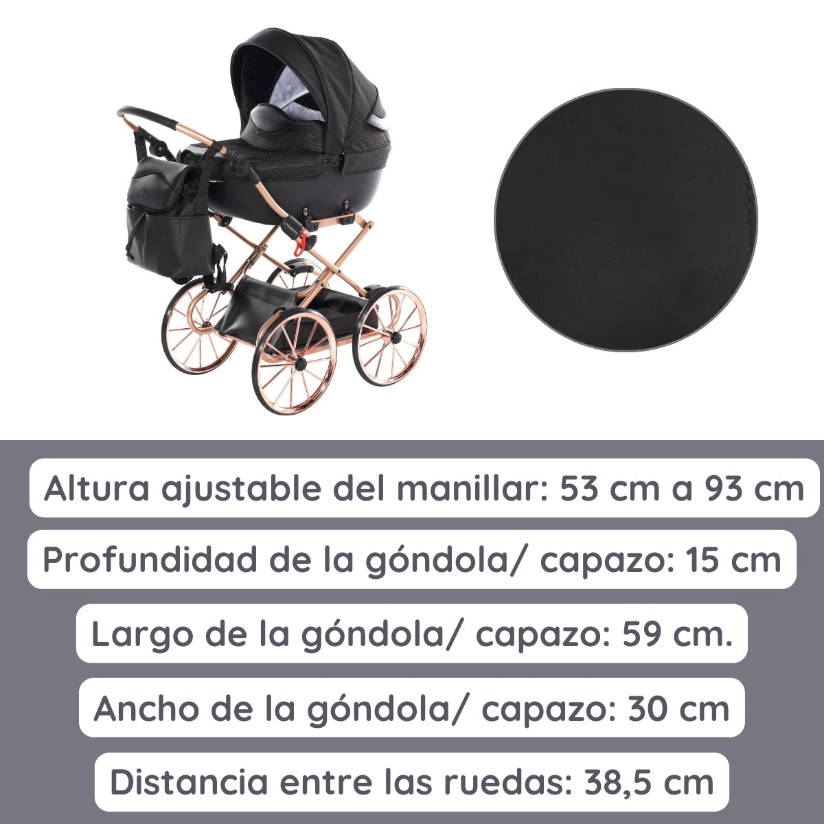 Junama Carro De Muñecas Dolce Classic_4