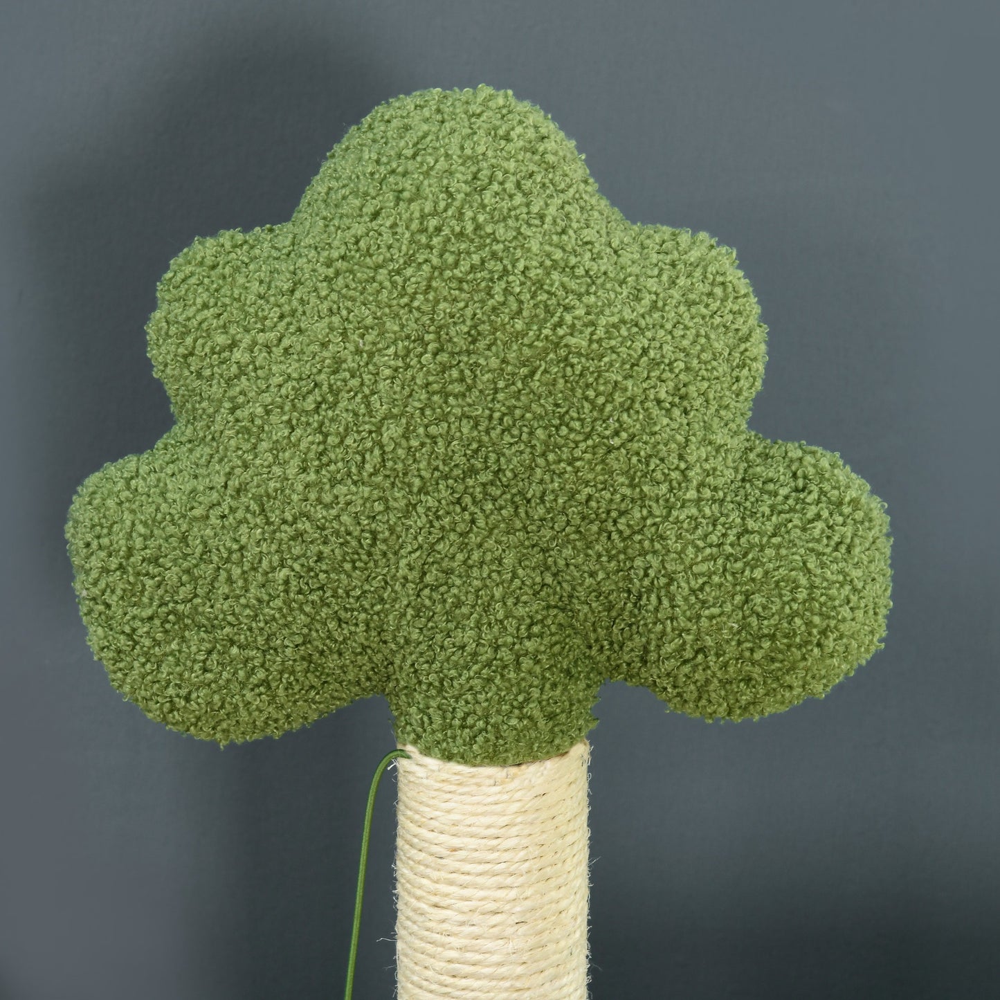 Pawhut Árbol Rascador Para Gatos Mediano Con Poste De Sisal 49x40x107 Cm Verde_3