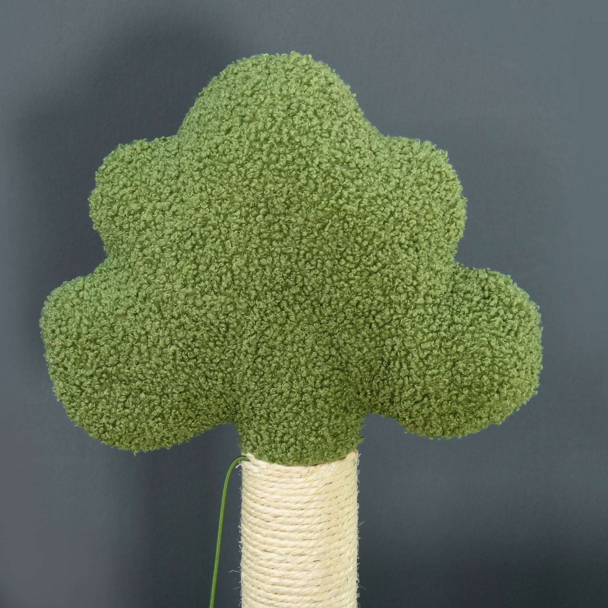 Pawhut Árbol Rascador Para Gatos Mediano Con Poste De Sisal 49x40x107 Cm Verde_3