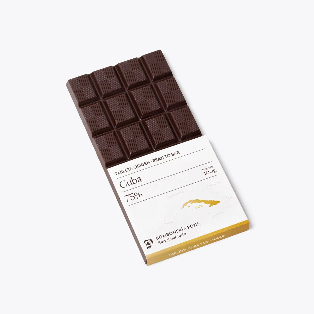 Cuba - Tableta De Chocolate Negro 66% - 100g_1