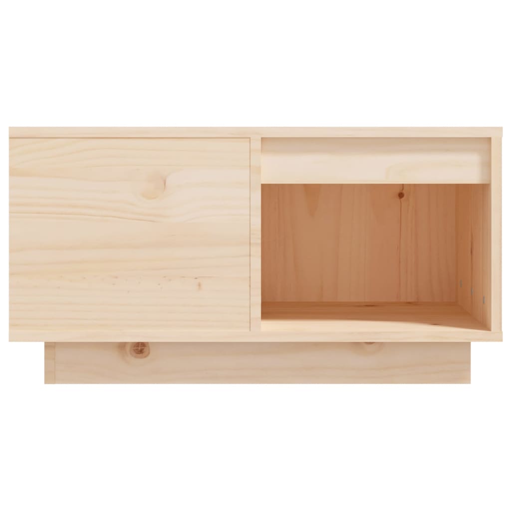 Mesa De Centro Madera Maciza De Pino 60x61x32,5 Cm_3