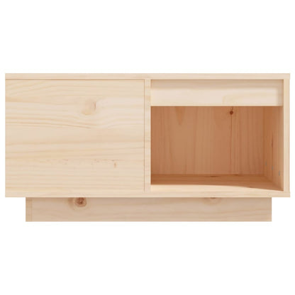 Mesa De Centro Madera Maciza De Pino 60x61x32,5 Cm_3