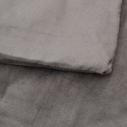 Vidaxl Manta Con Peso Con Funda Tela Gris 200x230 Cm 9 Kg_4