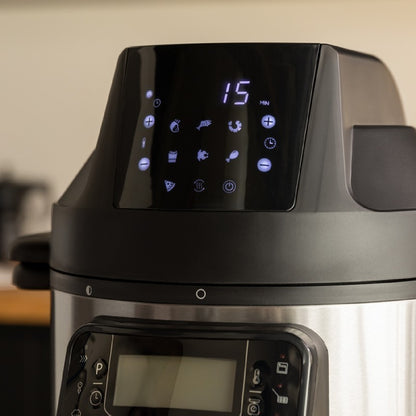 Olla Programable Con Cabezal Freidora De Aire Y Báscula Gm H Deluxe Fry. Robot De Cocina Multifunción, 6 Litros, Tapa Advance, Programable 24h, Temp_3