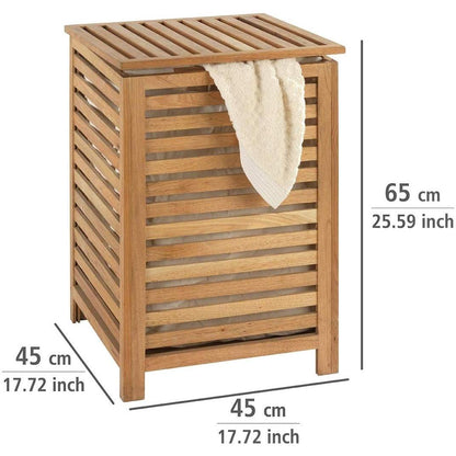 Cesto con patas madera natural Norway