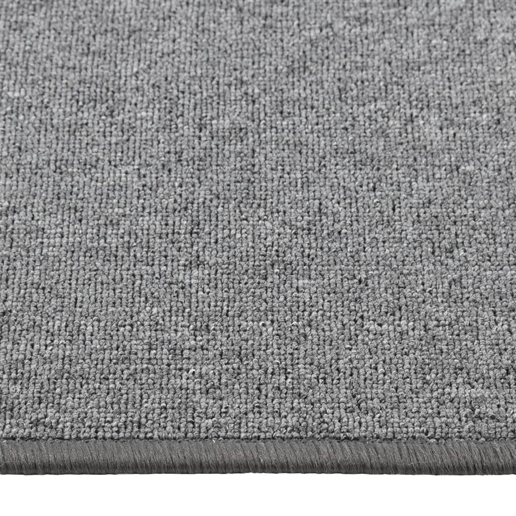 Vidaxl Alfombra De Pasillo Gris Oscuro 50x100 Cm_3