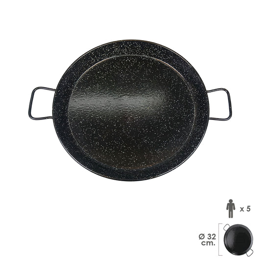 Paellera Valenciana esmaltada 5 personas 32 cm_0