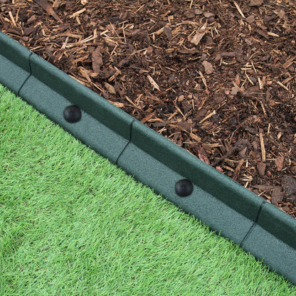 Bordes De Césped Verde Flexibles Jardín Bordes De Césped Paquete De 18 X 1.2m_3